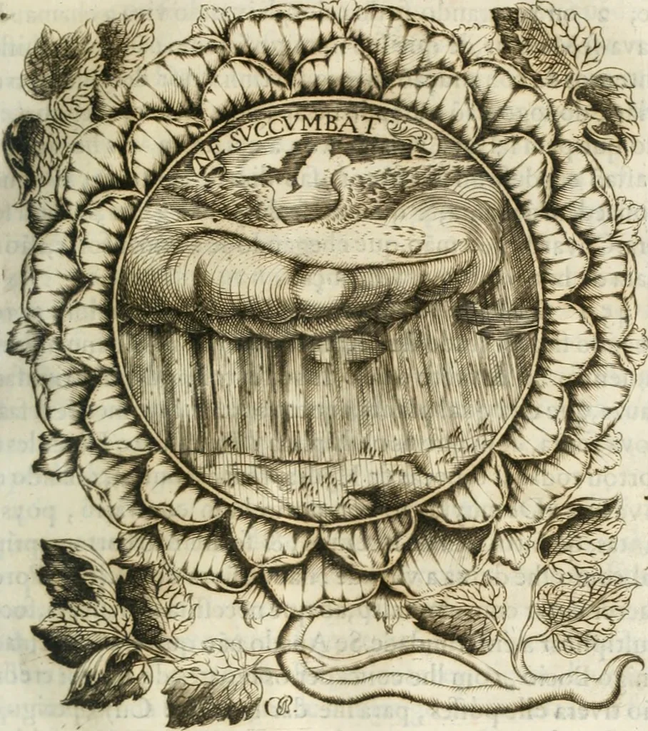 An illustration from O principe dos patriarcas S. Bento : primeiro[-segundo] tomo de sua vida, 1683, leaf 224