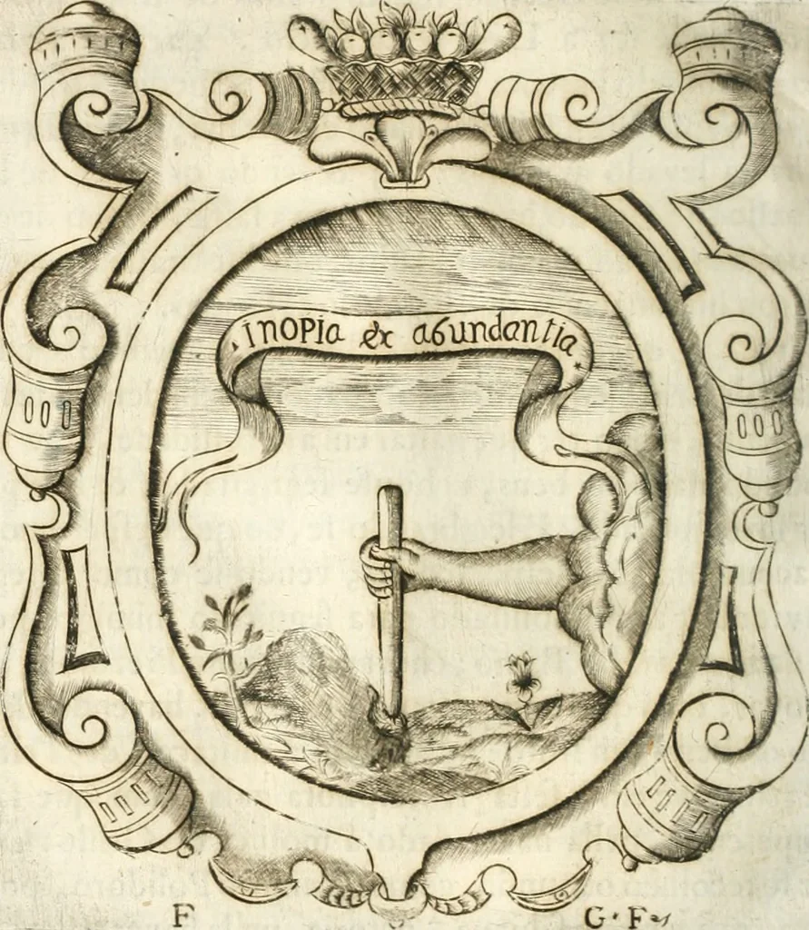 An illustration from O principe dos patriarcas S. Bento : primeiro[-segundo] tomo de sua vida, 1683, leaf 247