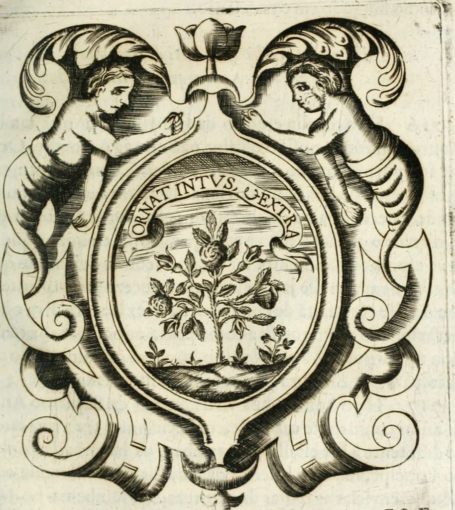 An illustration from O principe dos patriarcas S. Bento : primeiro[-segundo] tomo de sua vida, 1683, leaf 334
