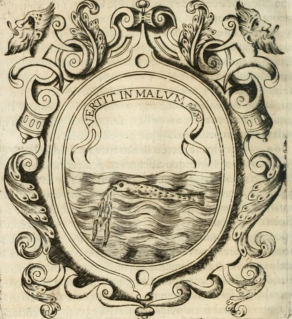 An illustration from O principe dos patriarcas S. Bento : primeiro[-segundo] tomo de sua vida, 1683, leaf 373