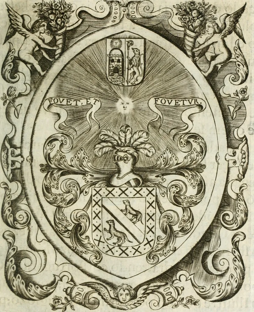 An illustration from O principe dos patriarcas S. Bento : primeiro[-segundo] tomo de sua vida, 1683, leaf 6
