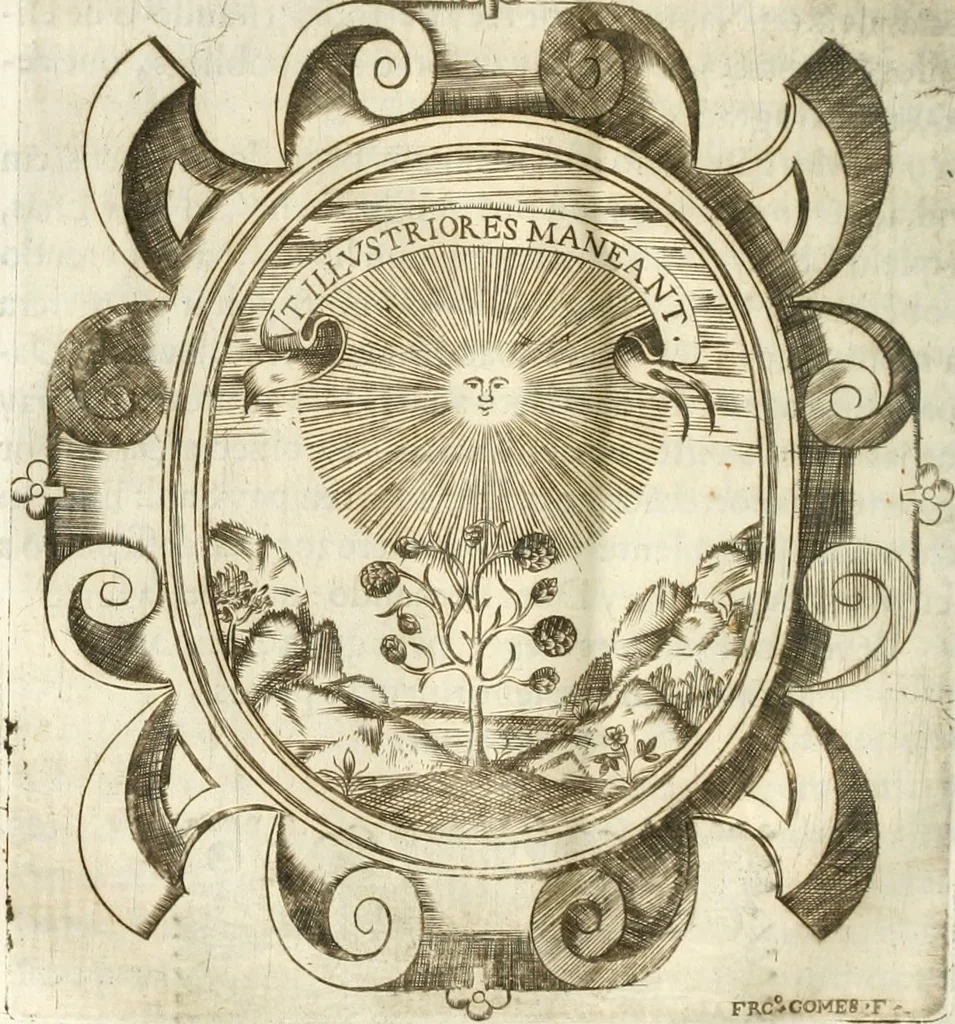 An illustration from O principe dos patriarcas S. Bento : primeiro[-segundo] tomo de sua vida, 1683, leaf 83