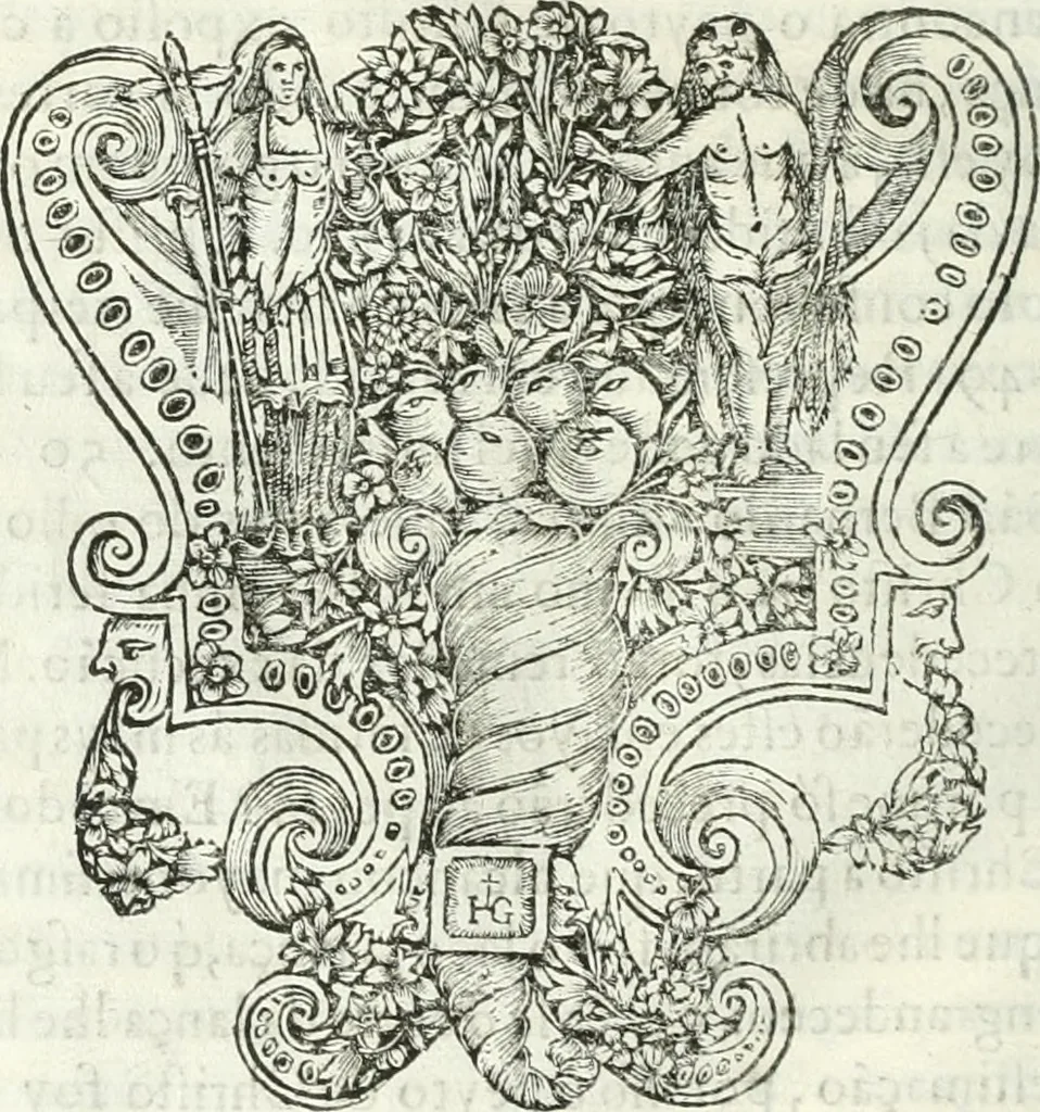 An illustration from O principe dos patriarcas S. Bento : primeiro[-segundo] tomo de sua vida, 1683, leaf 129