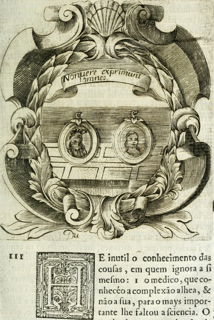 An illustration from O principe dos patriarcas S. Bento : primeiro[-segundo] tomo de sua vida, 1683, leaf 130