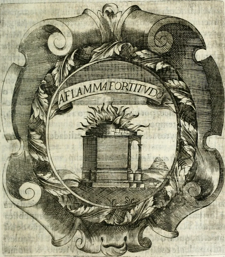 An illustration from O principe dos patriarcas S. Bento : primeiro[-segundo] tomo de sua vida, 1683, leaf 152