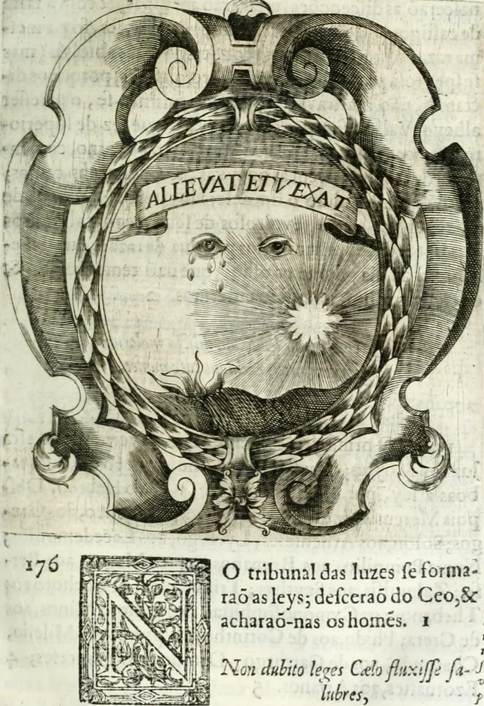 An illustration from O principe dos patriarcas S. Bento : primeiro[-segundo] tomo de sua vida, 1683, leaf 178
