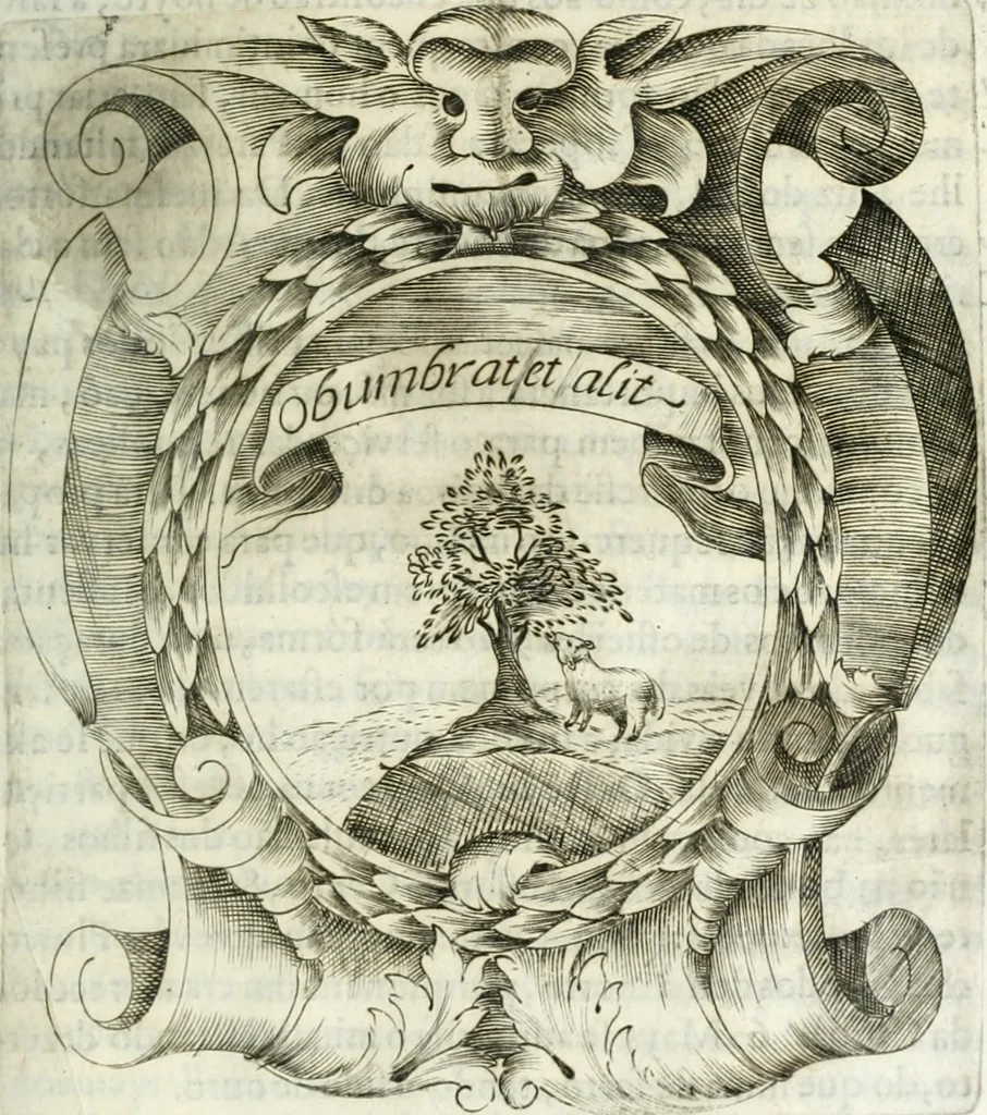 An illustration from O principe dos patriarcas S. Bento : primeiro[-segundo] tomo de sua vida, 1683, leaf 324