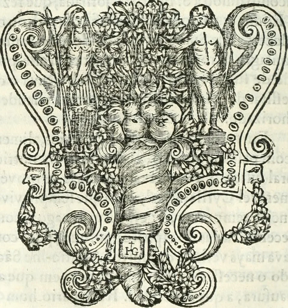 An illustration from O principe dos patriarcas S. Bento : primeiro[-segundo] tomo de sua vida, 1683, leaf 359