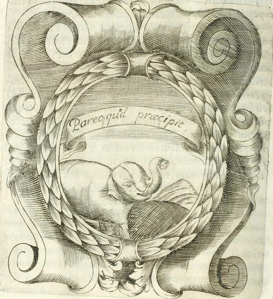 An illustration from O principe dos patriarcas S. Bento : primeiro[-segundo] tomo de sua vida, 1683, leaf 409