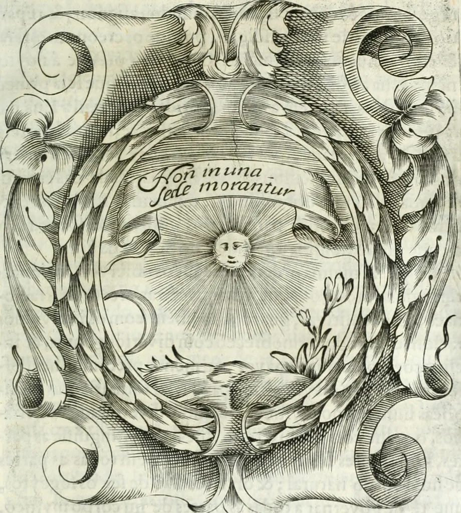 An illustration from O principe dos patriarcas S. Bento : primeiro[-segundo] tomo de sua vida, 1683, leaf 460