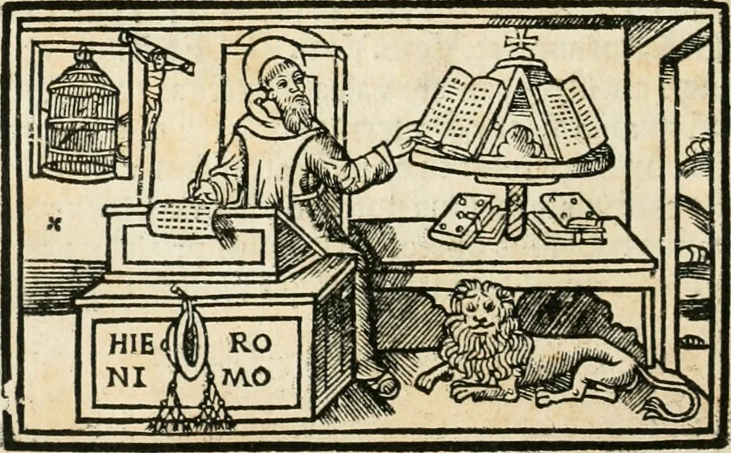 An illustration from Opusculu de mirabilibus noue et veteris urbis Rome, 1520, leaf 11