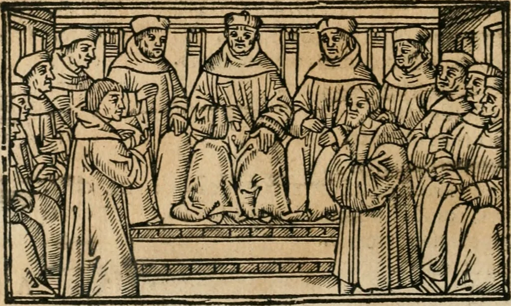 An illustration from Opusculu de mirabilibus noue et veteris urbis Rome, 1520, leaf 7