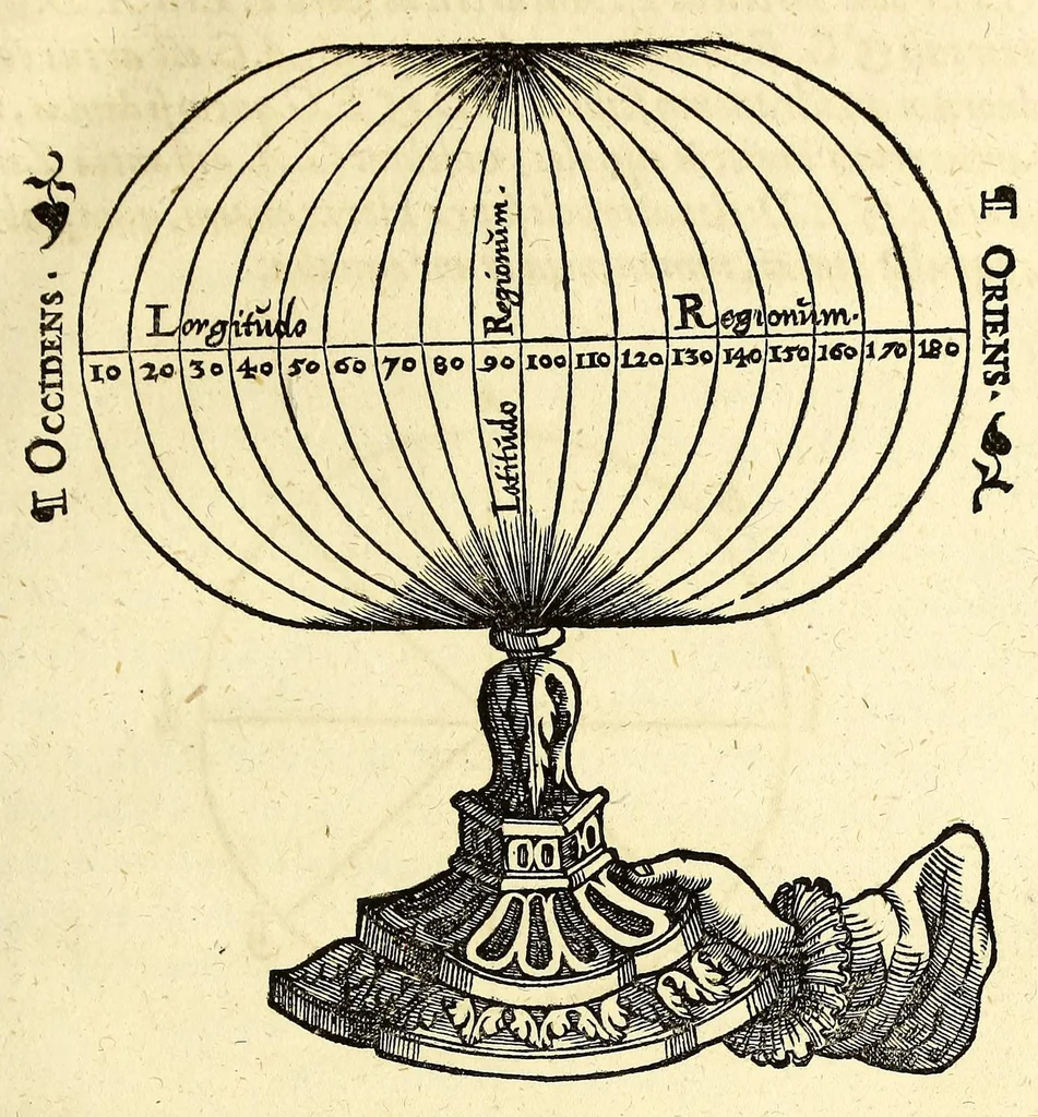 An illustration from Opusculum geographicum rarum, : totius eius negotii rationem, mira industria et breuitate complectens, iam recens ex diuersorum libris ac chartis, summa cura ac diligentia collectum & publicatum,, 1590, leaf 33