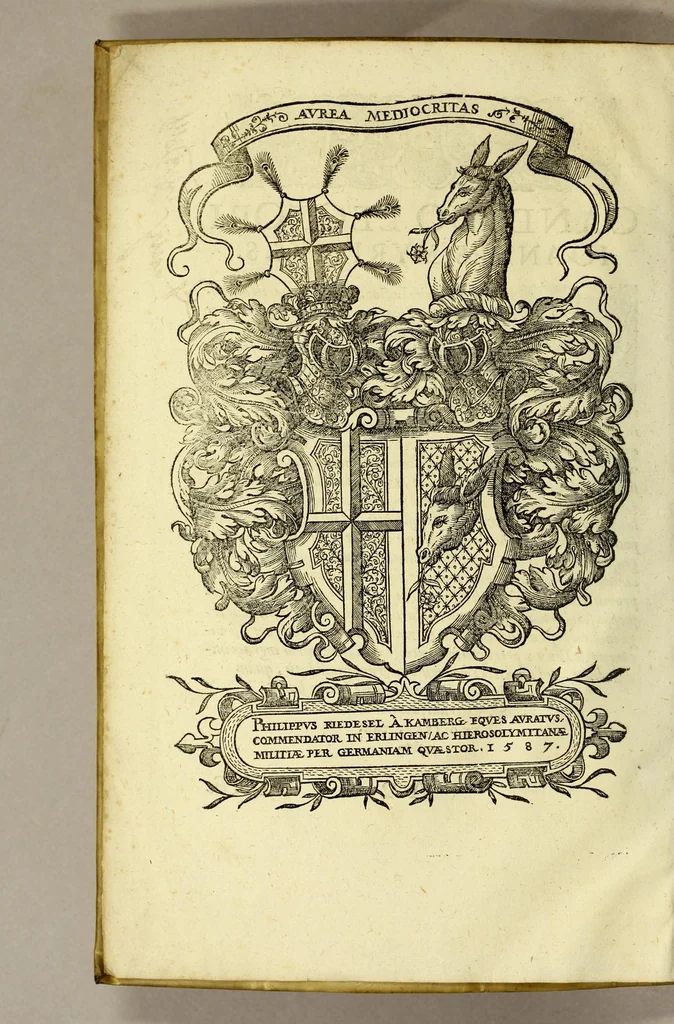 An illustration from Opusculum geographicum rarum, : totius eius negotii rationem, mira industria et breuitate complectens, iam recens ex diuersorum libris ac chartis, summa cura ac diligentia collectum & publicatum,, 1590, leaf 8