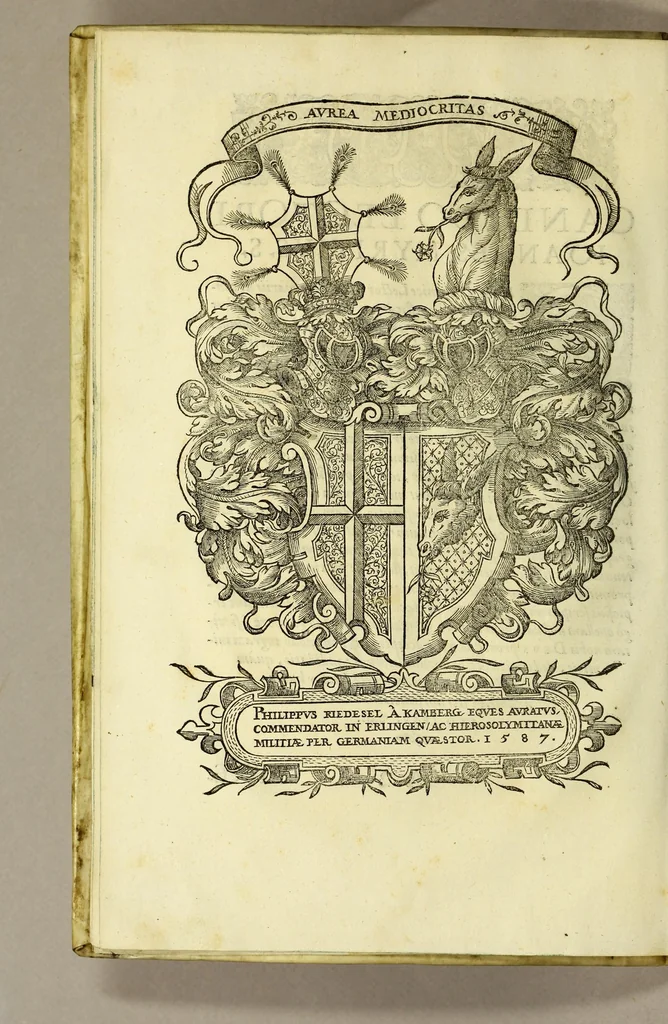 An illustration from Opusculum geographicum rarum, : totius eius negotii rationem, mira industria et breuitate complectens, iam recens ex diuersorum libris ac chartis, summa cura ac diligentia collectum & publicatum,, 1590, leaf 10