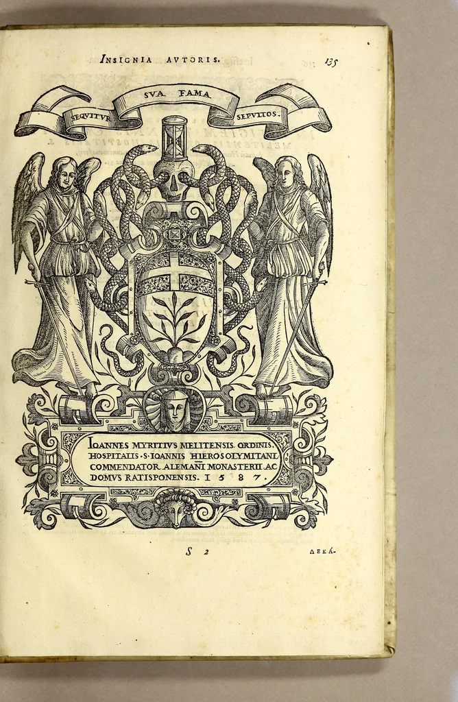 An illustration from Opusculum geographicum rarum, : totius eius negotii rationem, mira industria et breuitate complectens, iam recens ex diuersorum libris ac chartis, summa cura ac diligentia collectum & publicatum,, 1590, leaf 153
