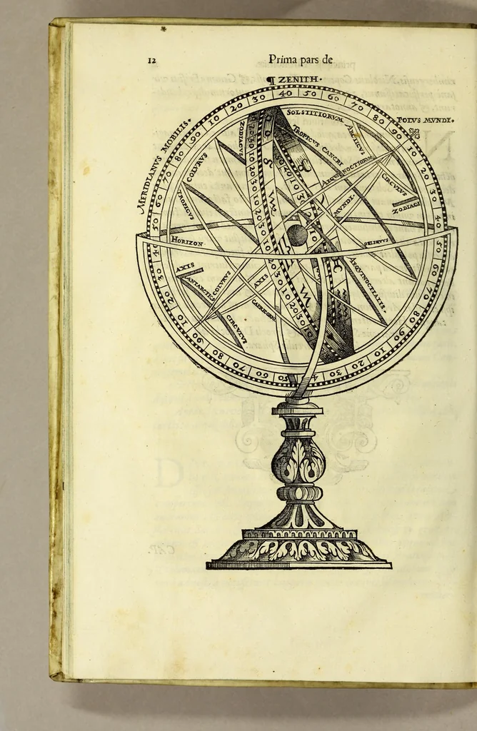 An illustration from Opusculum geographicum rarum, : totius eius negotii rationem, mira industria et breuitate complectens, iam recens ex diuersorum libris ac chartis, summa cura ac diligentia collectum & publicatum,, 1590, leaf 24