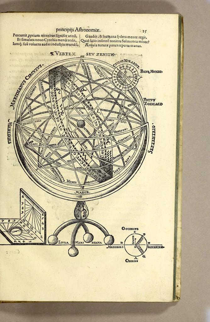 An illustration from Opusculum geographicum rarum, : totius eius negotii rationem, mira industria et breuitate complectens, iam recens ex diuersorum libris ac chartis, summa cura ac diligentia collectum & publicatum,, 1590, leaf 27
