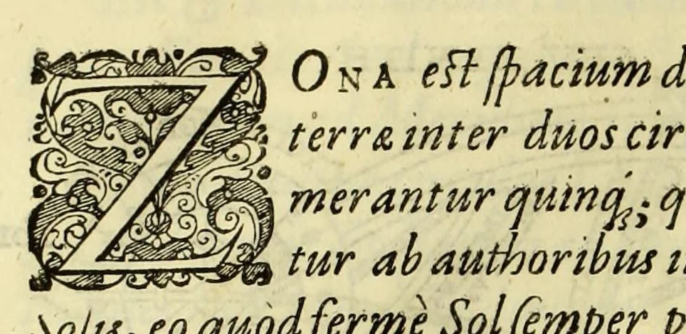 An illustration from Opusculum geographicum rarum, : totius eius negotii rationem, mira industria et breuitate complectens, iam recens ex diuersorum libris ac chartis, summa cura ac diligentia collectum & publicatum,, 1590, leaf 28