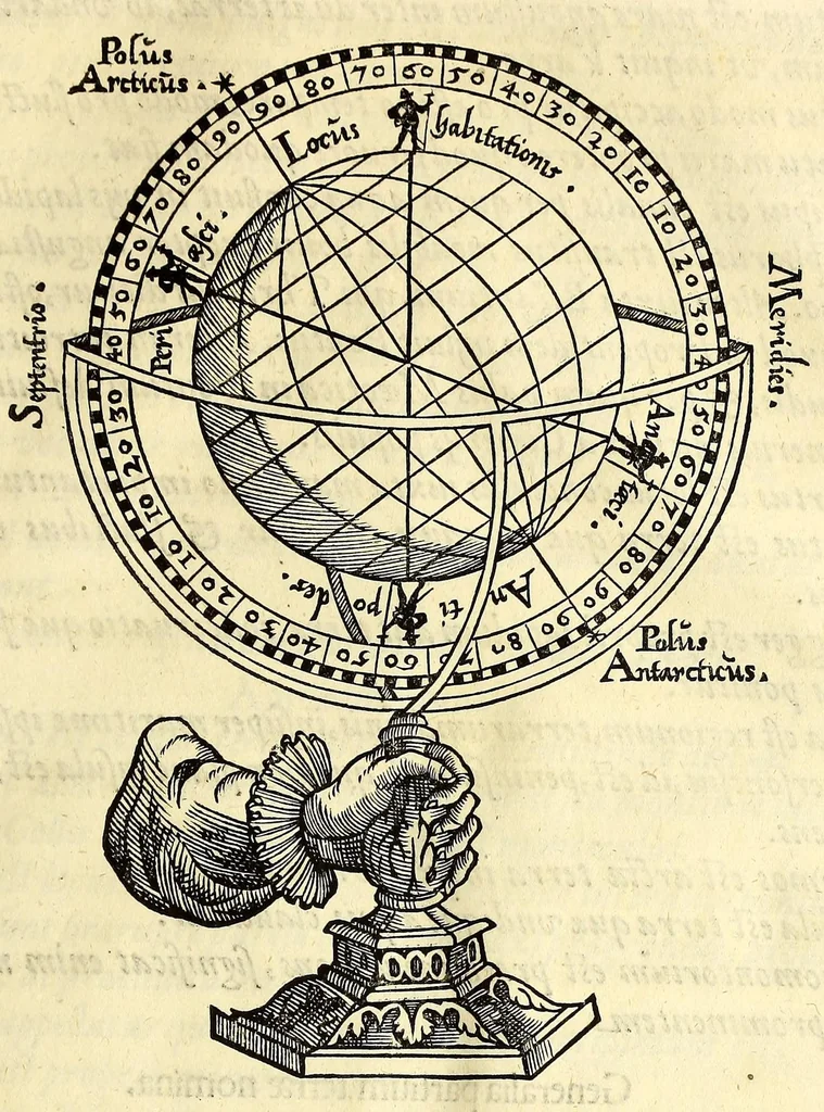 An illustration from Opusculum geographicum rarum, : totius eius negotii rationem, mira industria et breuitate complectens, iam recens ex diuersorum libris ac chartis, summa cura ac diligentia collectum & publicatum,, 1590, leaf 41