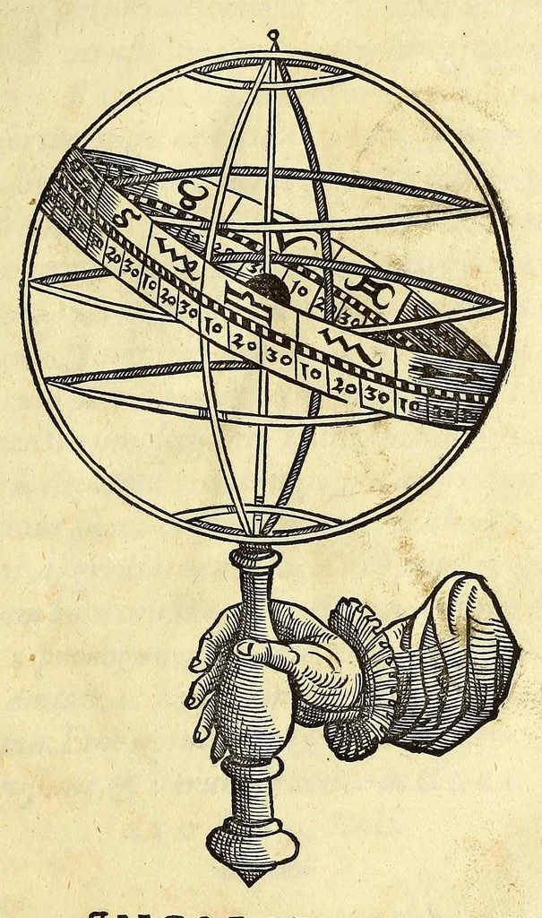 An illustration from Opusculum geographicum rarum, : totius eius negotii rationem, mira industria et breuitate complectens, iam recens ex diuersorum libris ac chartis, summa cura ac diligentia collectum & publicatum,, 1590, leaf 7