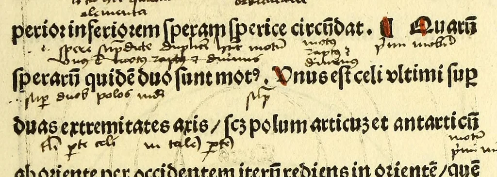 An illustration from Opusculum Joha[n]nis de Sacro Busto spericum. : cu[m] figuris optimis et nouis textu[m] in se. sine ambiguitate declarantibus, leaf 13