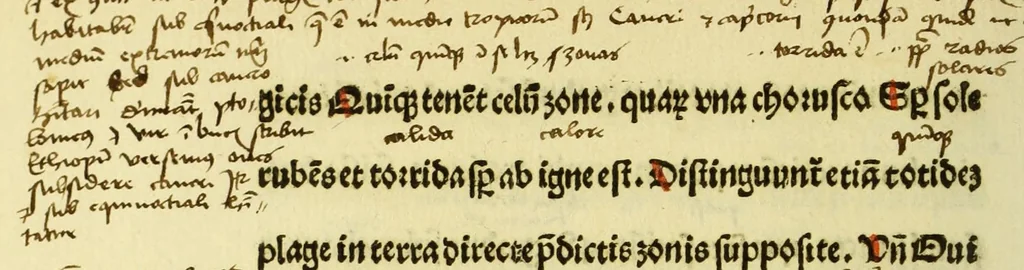 An illustration from Opusculum Joha[n]nis de Sacro Busto spericum. : cu[m] figuris optimis et nouis textu[m] in se. sine ambiguitate declarantibus, leaf 42