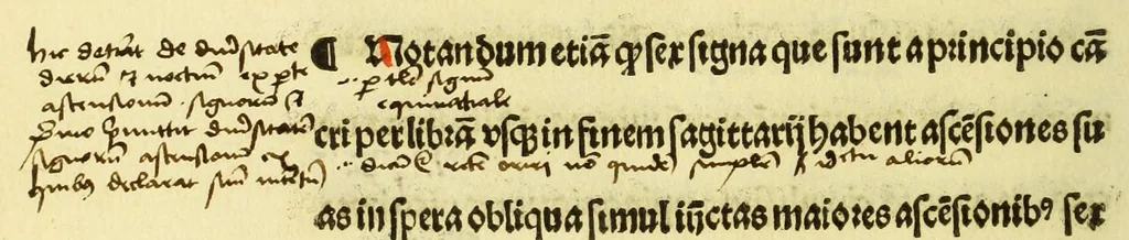 An illustration from Opusculum Joha[n]nis de Sacro Busto spericum. : cu[m] figuris optimis et nouis textu[m] in se. sine ambiguitate declarantibus, leaf 56