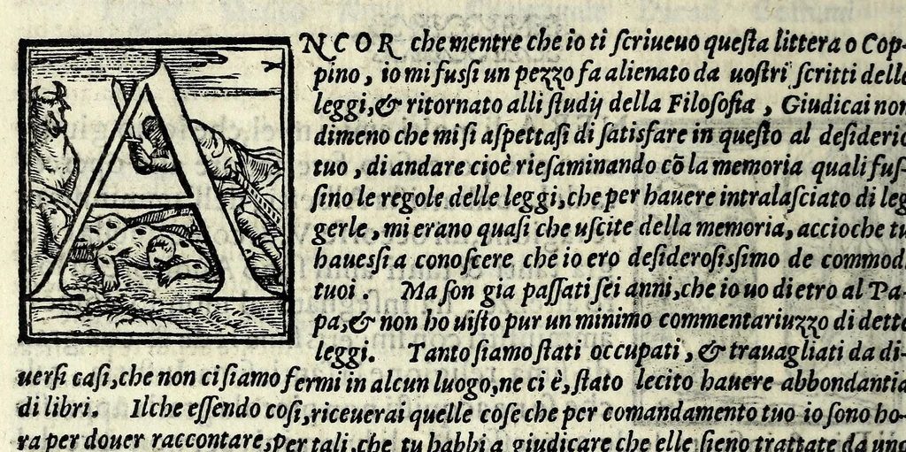 An illustration from Opvscoli morali, 1568, leaf 142