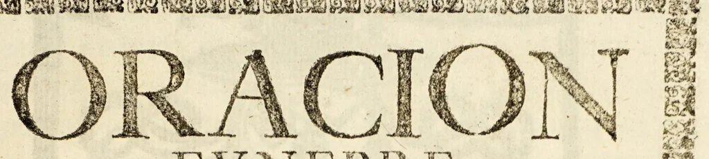An illustration from Oracion funebre en las annuales honras, que por mandado, y reales expensas de nuestro catholico rey, y señor Carlos II. Se celebraron en las casa professa de la Compañia de Jesus de Mexico, por los soldados, que han muerto en defensa de las catholicas armas de España., 1696, leaf 11