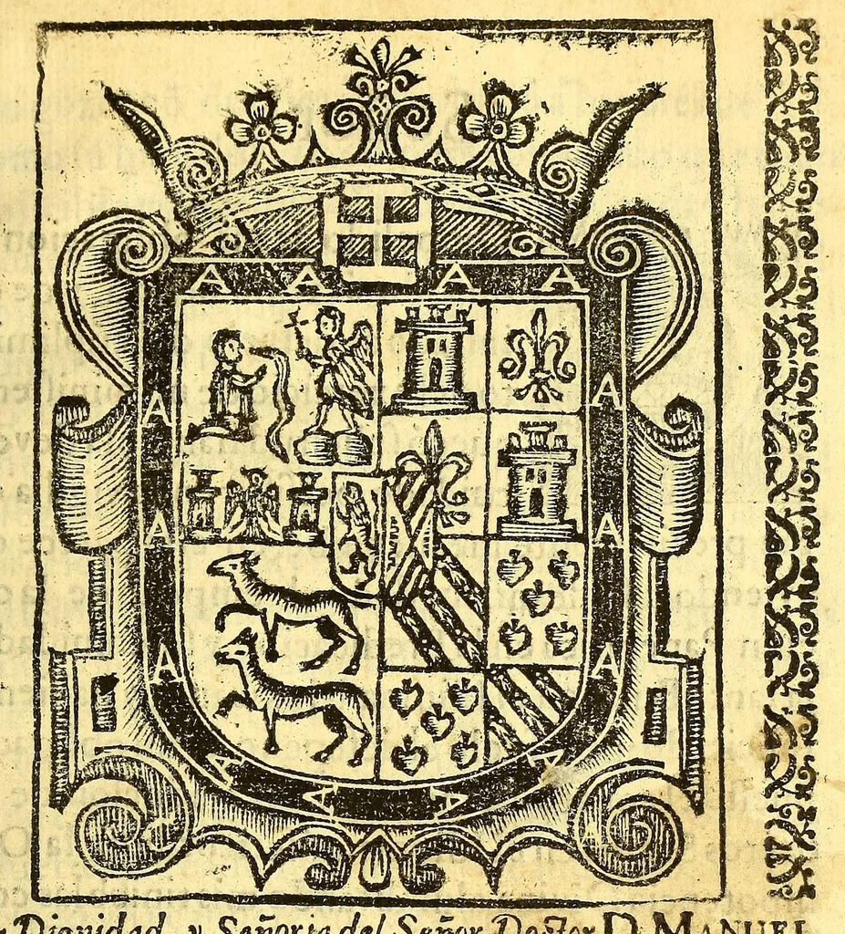 An illustration from Oracion panegyrica en la solemnidad plausible, y publicacion de la Santa Bulla, deciala en la Santa Yglesia Metropolitana de Mexico en la dominica primera de Adviento, 1700, leaf 9