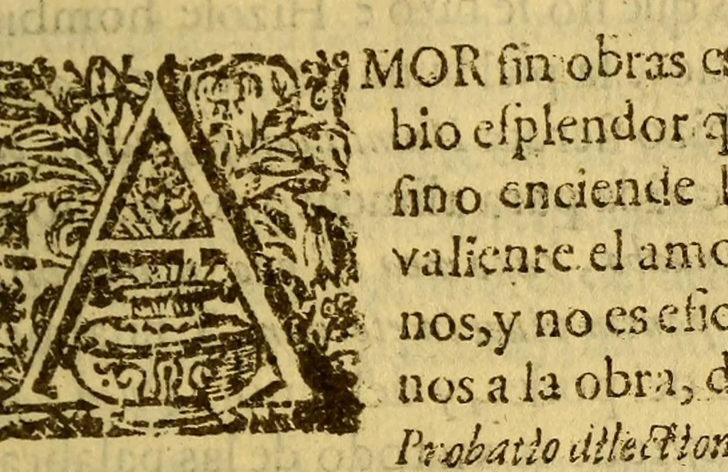An illustration from Oracion panegyrica al glorioso apostol S[.] Bartholome patron del hospital real de pobres negros horros enfermos, viejos, è impedidos fundado en esta nobilissima Ciudad de los Reyes. : En occasion, que se estrenaron las salas, y claustro con las demas oficinas, que por ruyna del formidable temblor del año passado de 87. reedificò el sargento mayor Manuel Fernandez Davila, consul mas antiguo del Tribunal del Comercio, administrador general, que fue del Escurial de S. Lorenço el Real, y mayordomo actual de dicho hospital. Dixola. El Doc. D. Francisco Vargas Machuca presbitero cathedratico del methodo de Galeno en la Real Vniuersidad de S. Marcos, medico de el excelentissimo, è illustrissimo señor doctor D. Melchor de Liñan y Cisneros, arçobispo de esta ciudad, virrey que fue de estos reynos, y de el Tribunal del S. Oficio, y del Real Hospital de S. Bartholome., 1694, leaf 27