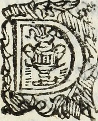 An illustration from Oracolo d'Apollo, concerto mvsicale da cantarsi nell'Accademia degl'Oscvri, alla presenza delle sig. dame per introdvttione al problema chi debba esser preferito in amore, il valore, il genio, o'la servtiv', 1650, leaf 14