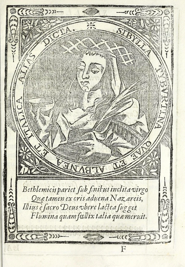 An illustration from Oraculos delas doçe sibilas, profetisas de Christo n[uest]ro Señor entre los gentiles, 1621, leaf 99