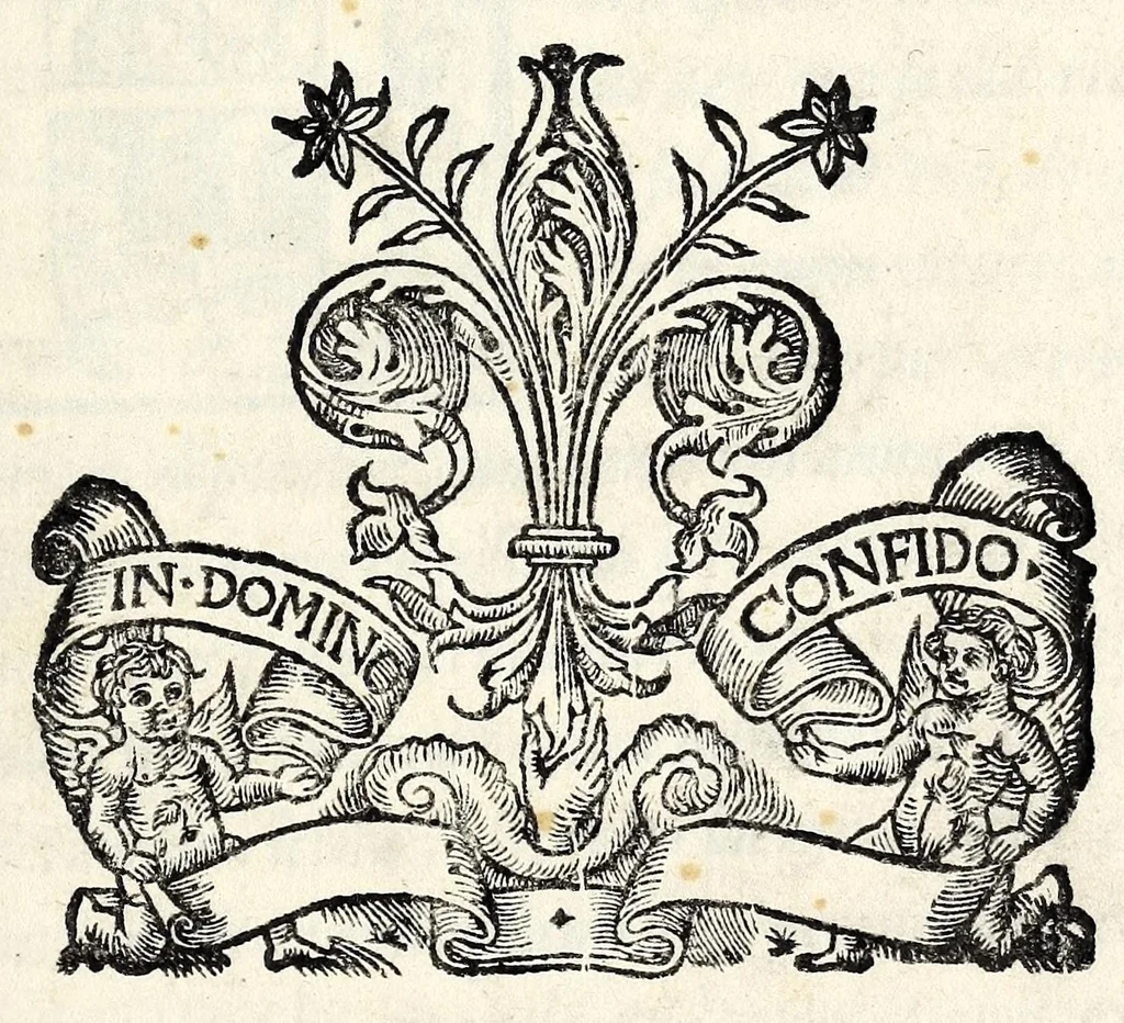 An illustration from Oratio, habita Romæ in funere Karoli IX, Gallorum regis., 1574, leaf 9
