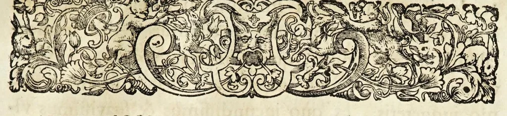 An illustration from Oratio inauguralis sacris augustissimarum nuptiarum solennibus serenissimi Principis ac Domini Dn. Caroli, D.G. Comitis Palatini ad Rhenum, electoralis dignitatis haeredis, ducis Bavariae et serenissimae Daniae et Novvegiae principis haeredis Wilhelminae Ernestinae, divi Friderici III. Daniae, Norwegiae, Gothorum Vandalorumque regis filiae, 1671, leaf 5