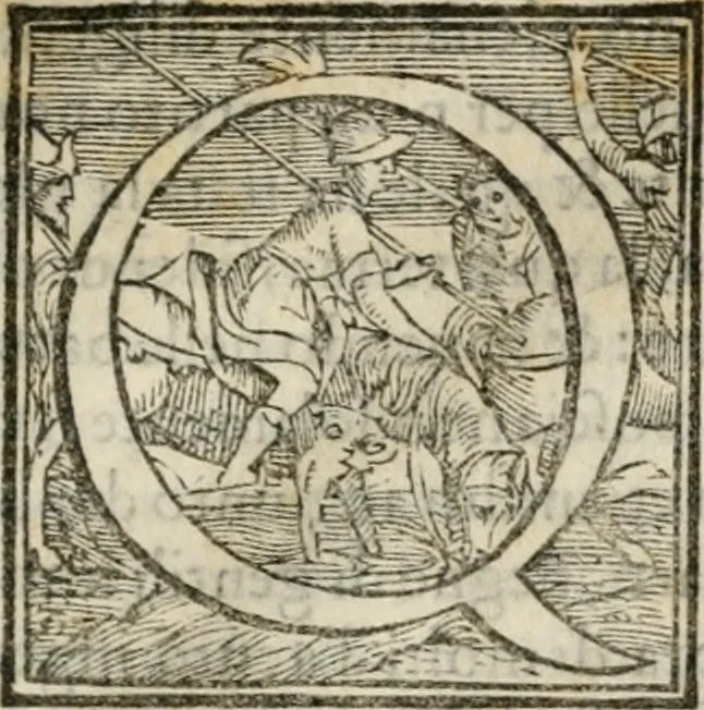 An illustration from Oratione di m. Piero Vettori in lode di Massimiliano ij. imperadore, morto : recitata nella chiesa di San Lorenzo, il di xij. di nouembre, M D LXXVI, 1576, leaf 12