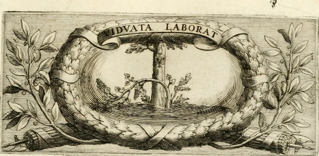 An illustration from Oratione fvnerale nelle solenni eseqvie di Alfonso IV. dvca di Modona e Reggio etc., à 16. di luglio l'anno MDCLXII. defunto : celebrate à 12. di giugno MDCLXIII. dall'Altezze serenisime di madama Lavra Sva consorte e del serenissimo dvca Francesco II. Svo figlio, 1663, leaf 10