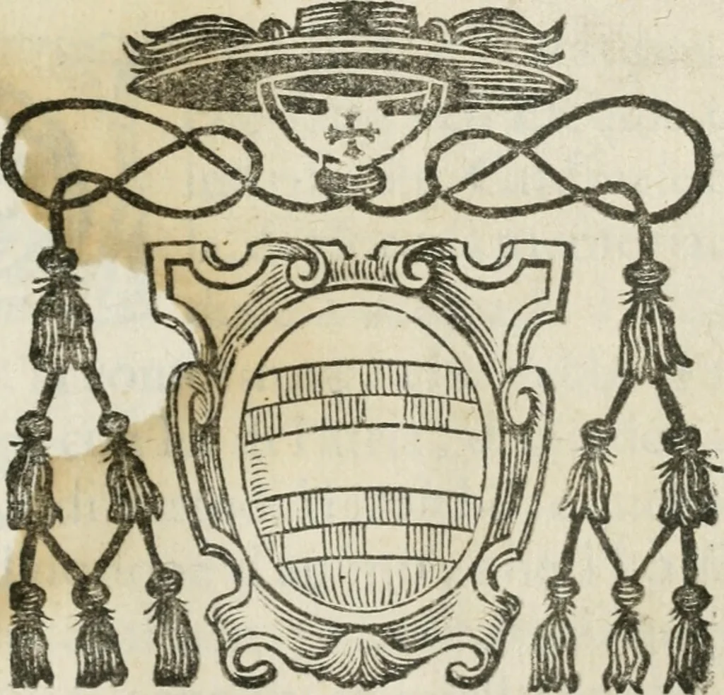 An illustration from Oratione fvnerale fatta nelle essequie dell'illustriss. e reuerendiss. sig. card. Spinola, arciuesc. di Genoua, 1616, leaf 2