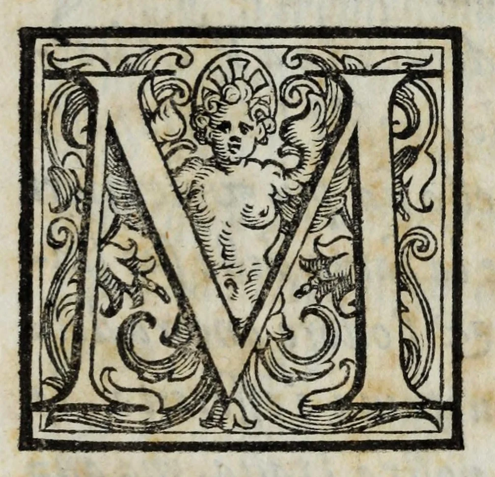 An illustration from Oratione, overo, Predica funebre : nella quale si contiene le molte virtù, & santa vita, & beato fine della serenissima infante donna Lisabetta, christianissima regina di Francia, nata regina d'Vngaria e di Boemia, & arciduchessa d'Austria, 1593, leaf 5
