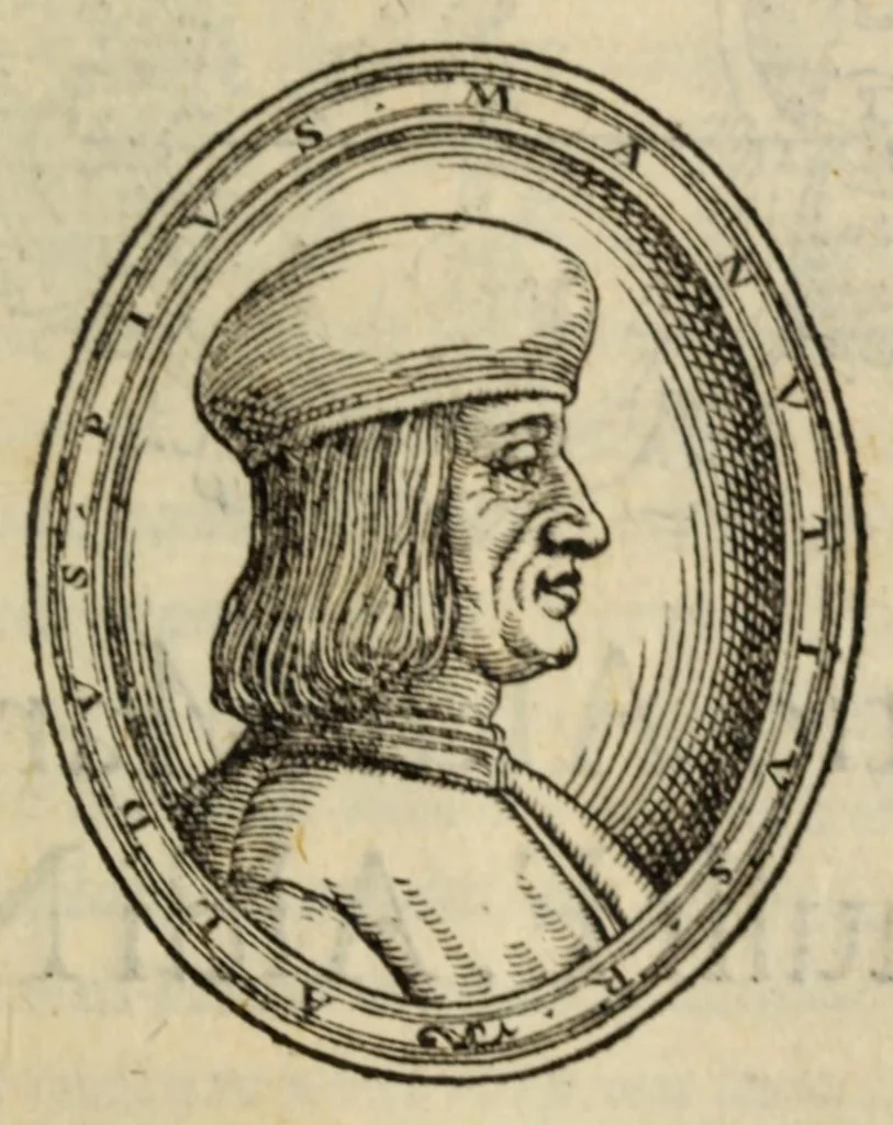 An illustration from Orationes, XXIII earum index statim post praesationem continetur : eiusdem interpretatio quincti libri Ethicorum Aristotelis ad Nicomachum : eiusdem hymni sacri & alia quaedam poematia, 1575, leaf 389