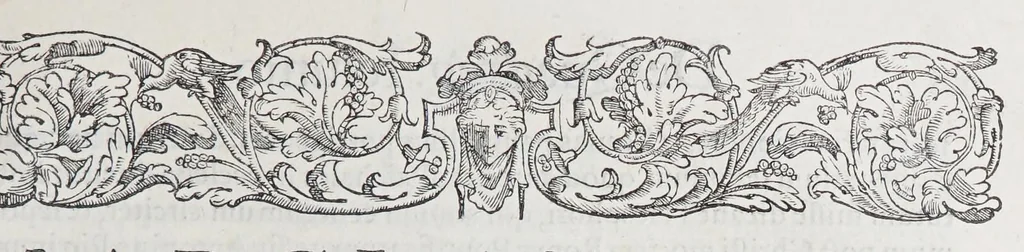 An illustration from Orationes XII., 1558, leaf 115