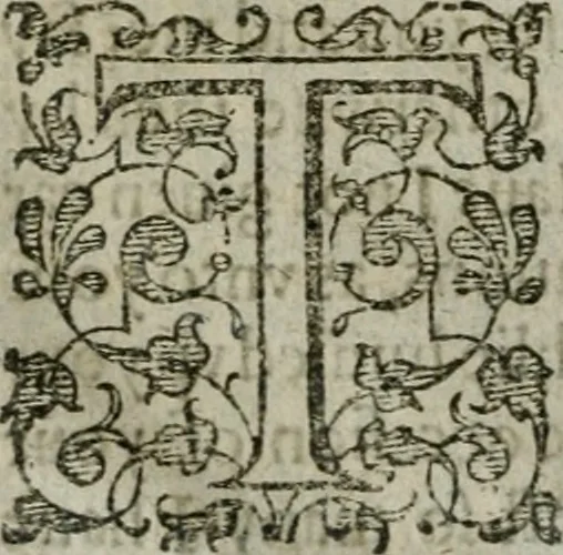 An illustration from The orator: handling a hundred seuerall discourses, in forme of declamations: some of the arguments being drawne from Titus Liuius and other ancient writers, the rest of the authors owne inuention: part of which are of matters happened in our age, 1596, leaf 129