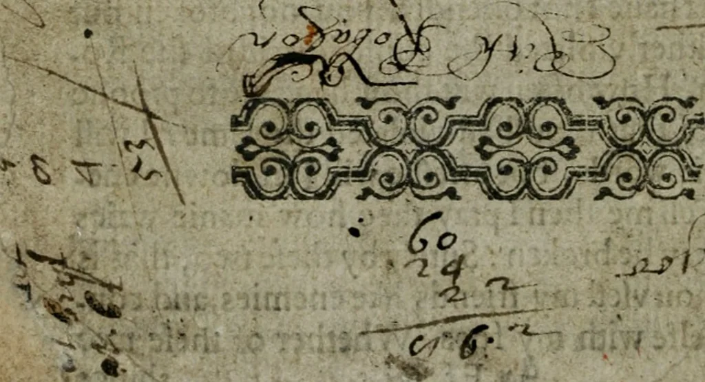An illustration from The orator: handling a hundred seuerall discourses, in forme of declamations: some of the arguments being drawne from Titus Liuius and other ancient writers, the rest of the authors owne inuention: part of which are of matters happened in our age, 1596, leaf 451