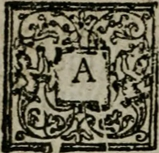 An illustration from The orator: handling a hundred seuerall discourses, in forme of declamations: some of the arguments being drawne from Titus Liuius and other ancient writers, the rest of the authors owne inuention: part of which are of matters happened in our age, 1596, leaf 53