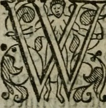An illustration from The orator: handling a hundred seuerall discourses, in forme of declamations: some of the arguments being drawne from Titus Liuius and other ancient writers, the rest of the authors owne inuention: part of which are of matters happened in our age, 1596, leaf 65