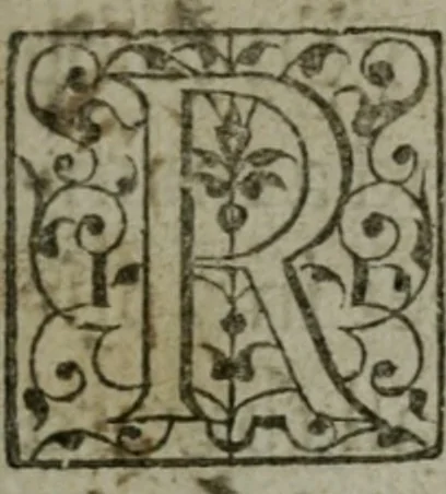 An illustration from The orator: handling a hundred seuerall discourses, in forme of declamations: some of the arguments being drawne from Titus Liuius and other ancient writers, the rest of the authors owne inuention: part of which are of matters happened in our age, 1596, leaf 8