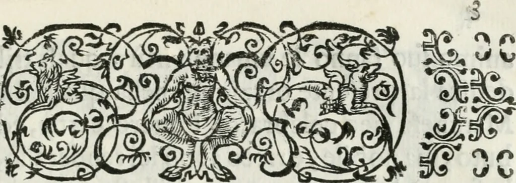 An illustration from Orazione del s.r Alessandro Gvarini, accademico intrepido, detto il Macerato : fatta in lode di D. Alderano Cybo, marchese di Carrara e recitata publicamente nell'Accademia, 1609, leaf 4