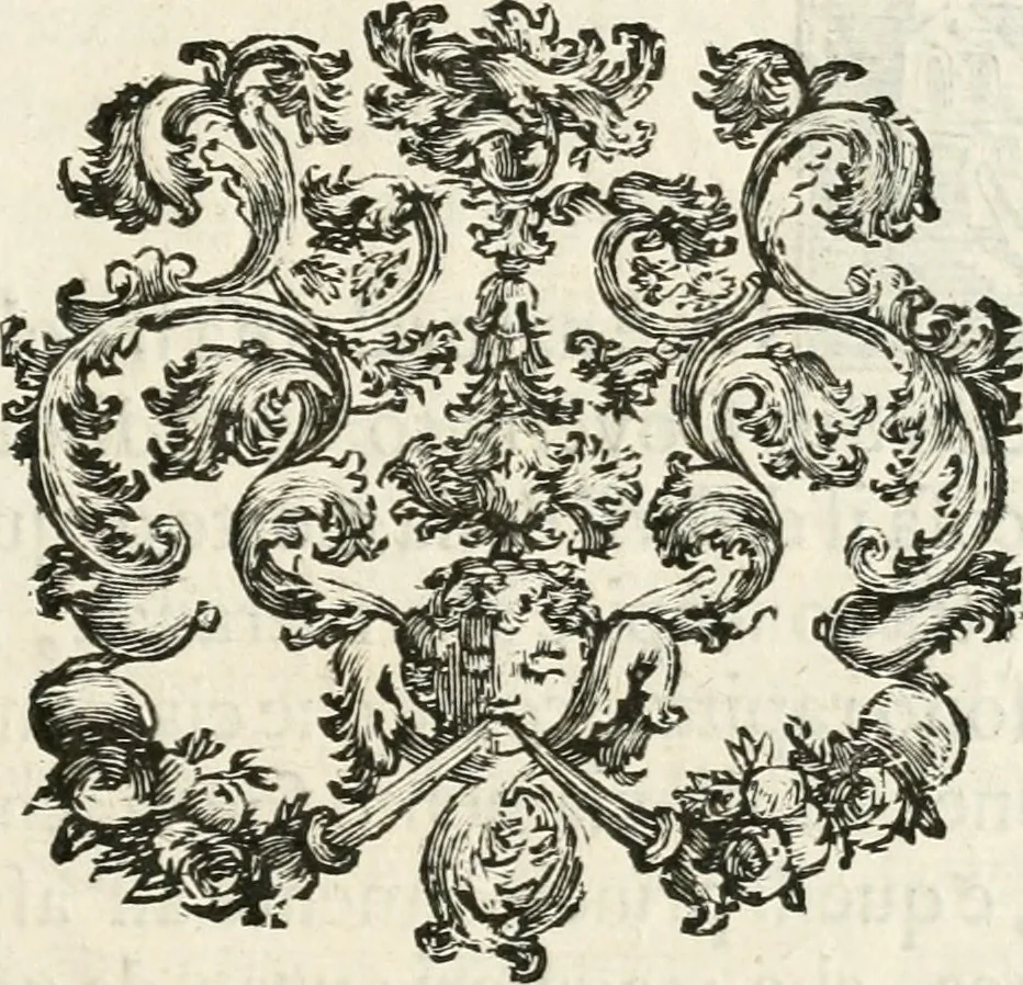 An illustration from Orazione funebre e descrizione del solenne funerale dell'Altezza serenissima Antonio I. ottavo duca di Parma ... : celebrato in Bologna dal Ducal Collegio Ancarano nella chiesa parrocchiale priorato della Maddalena LI XXVII. novembre MDCC XXXI, 1731, leaf 14