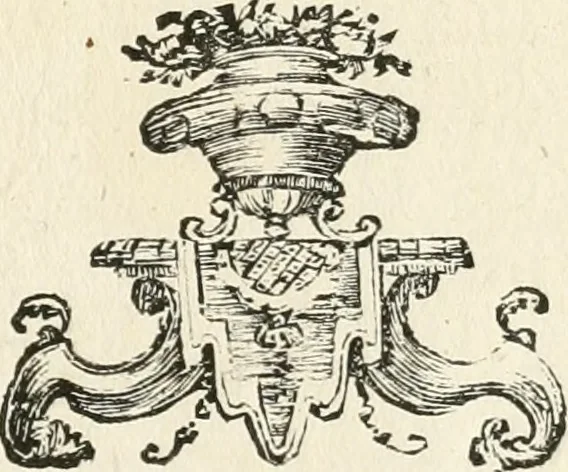An illustration from Orazione funebre e descrizione del solenne funerale dell'Altezza serenissima Antonio I. ottavo duca di Parma ... : celebrato in Bologna dal Ducal Collegio Ancarano nella chiesa parrocchiale priorato della Maddalena LI XXVII. novembre MDCC XXXI, 1731, leaf 30